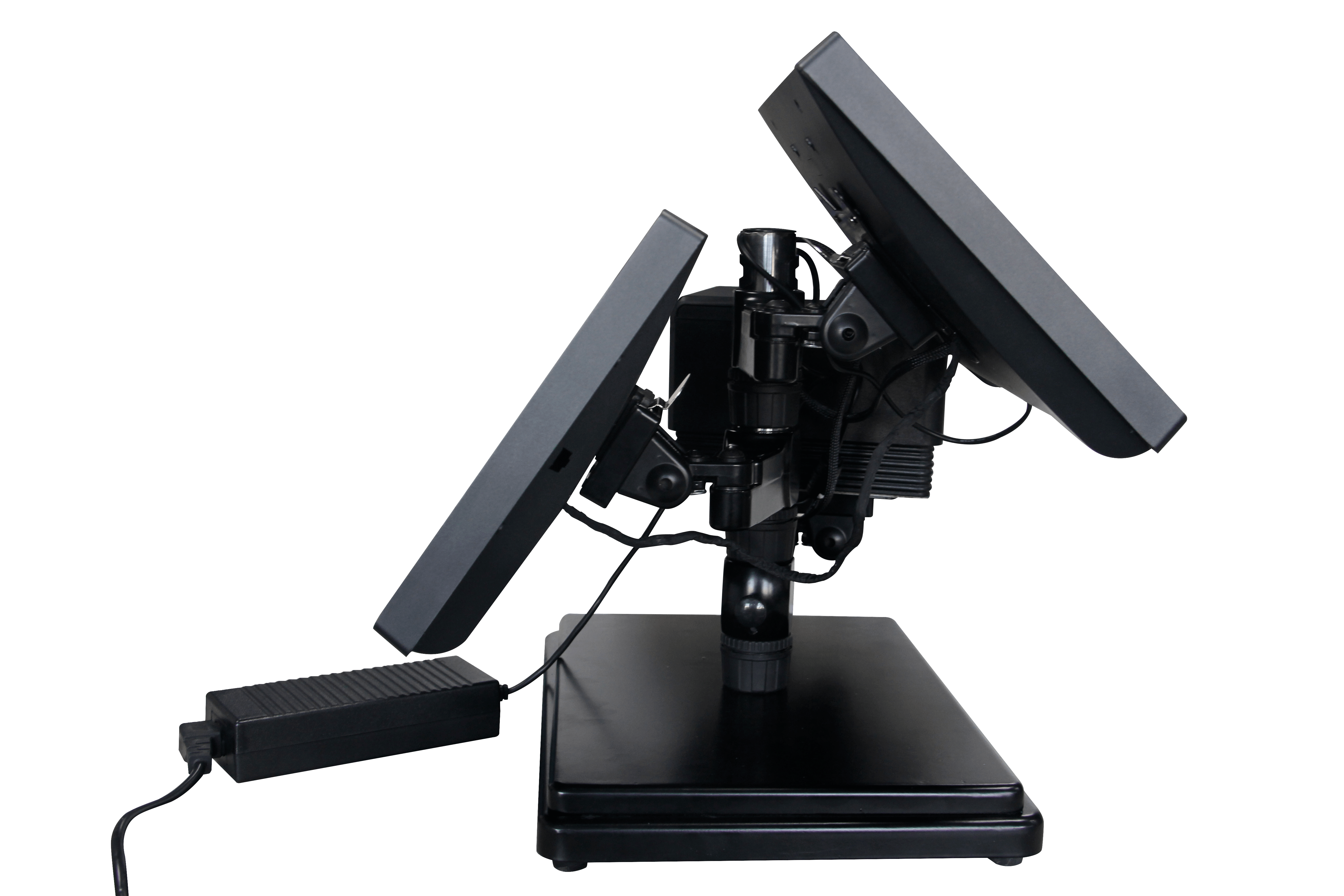 80mm Thermal Printer All-in-One Payment Terminal with 14.1 inch Dual Screen All in One