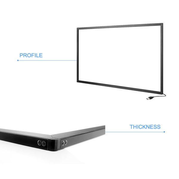 YCLTOUCH 55 Inch Infrared Touch Frame High Precision Interactive Open Frame