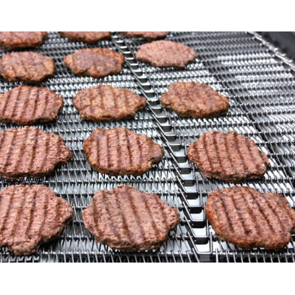 1.0mm To 3.0mm Carbon Steel Spiral Mesh Belt Transports Food And Barbecue