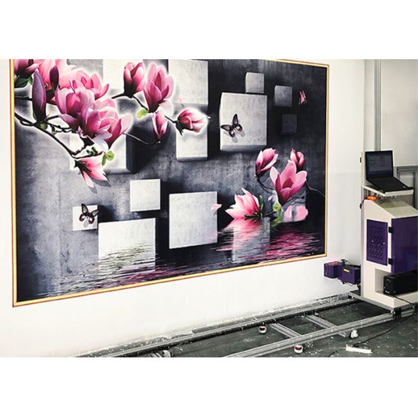 CMYK 1920X1080 CCC Automatic Wall Inkjet Printer