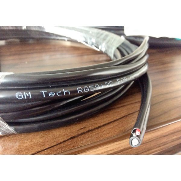 RG59U+2C Fig 8 Shotgun Siamese Coax Cable For Camera Monitor Project