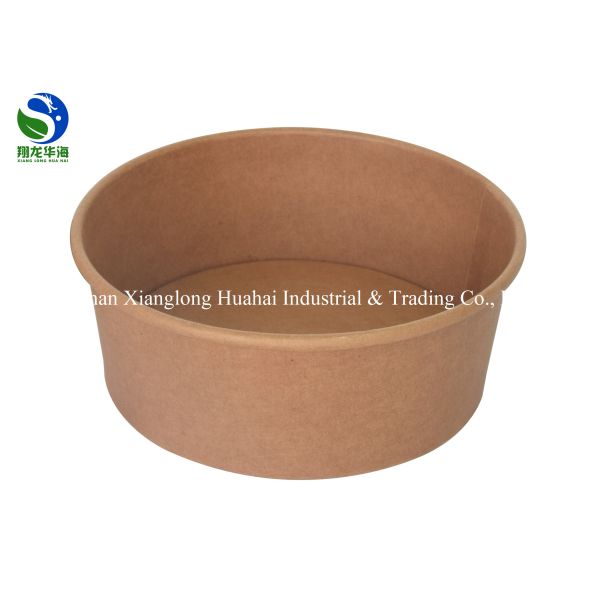 Food grade factory directly sale takeaway round paper bowl for salad