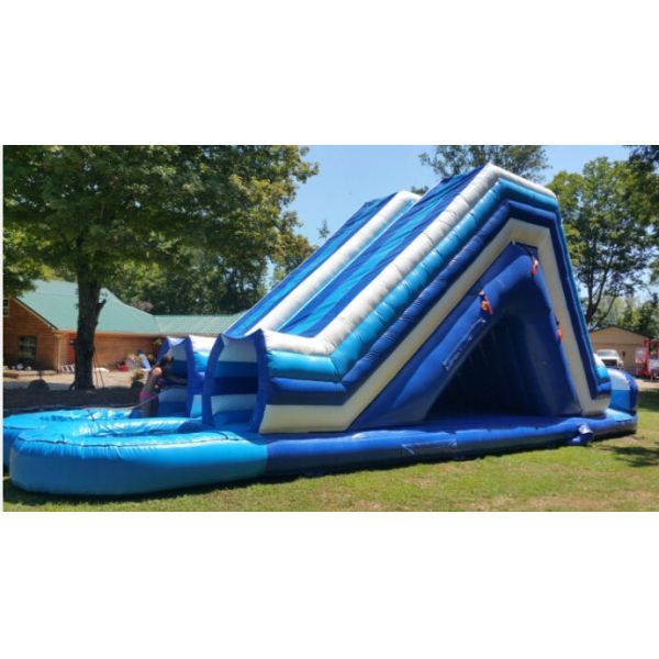 Entertainment Inflatable Tube Water Slide , Toddler Commercial Blow Up Slippery Slide