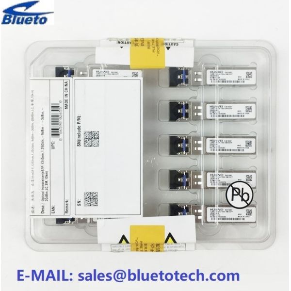 34060290 Huawei ESFP(S) 1310nm 1000Base - Lx SM 10km Optical Transceiver ESFP 1310nm 1.25Gb/S LC