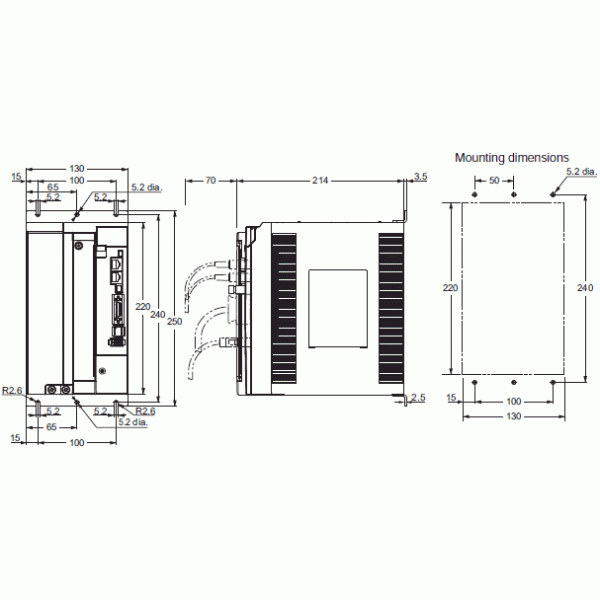 R88M-G20030L-BS2 OMRON Servo Motor With Single Phase 100V Input