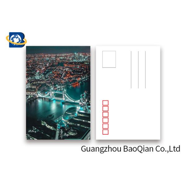 Beautiful Landscape 3d Lenticular Postcard PET / PP Material Printing Images