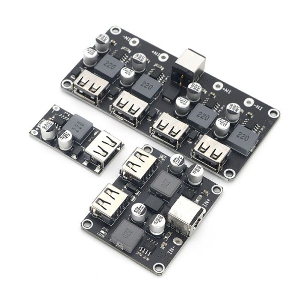 Boost Converter Board Dual USB Step Down Power Supply Module QC3.0 QC2.0 6-32V 9V 12V 24V