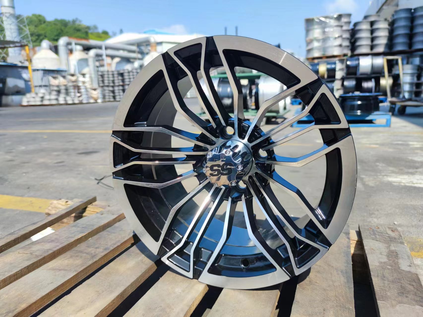 Newest Design 14 Inch Aluminum Wheel For Club Car EZGO Yamaha Golf Cart