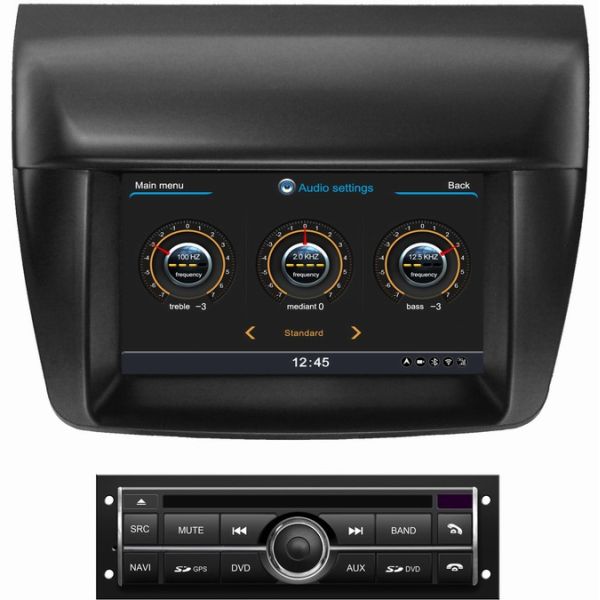 Ouchuangbo S100 Car GPS DVD Radio Head Unit Navigation for Mitsubishi L200 (Low) 1GB CPU 512M DDR V-20 3-ZONE