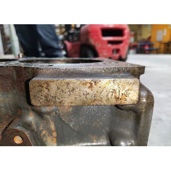 6M60 2nd Hand Cylinder Block , ME990094 Mitsubishi Engine Blocks For Excavator HD1430V