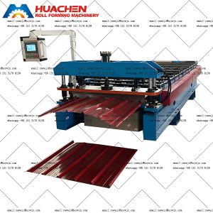 China Customizable Roof Roll Forming Machine 380v 50Hz 3 phases wholesale