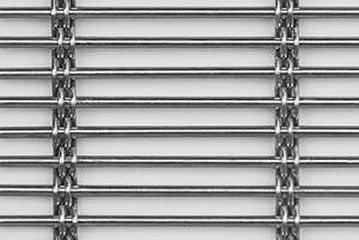 Decorative Stainless Steel Architectural Wire Mesh Crimped For Facade Cladding