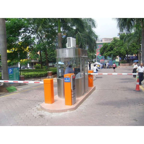 Economical Straight Boom Car Barrier Gate 140W With DC Motor Brushless