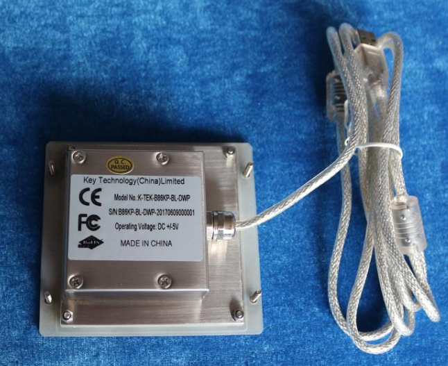 panel Panel Mount Keypad 16 Button 0.45mm Short Stroke Metal Numeric Keypad