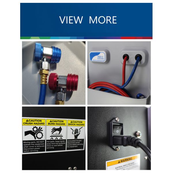 R134a AC Gas Machine Service Station Automotive Air Conditioning Machine AC1800-F