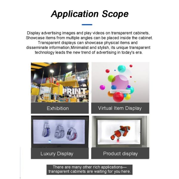 Wholesale 3D Holographic Projection Display Cabinets Supporting 360° Stereoscopic Imaging for On-Site Product Promotion and Exhibition