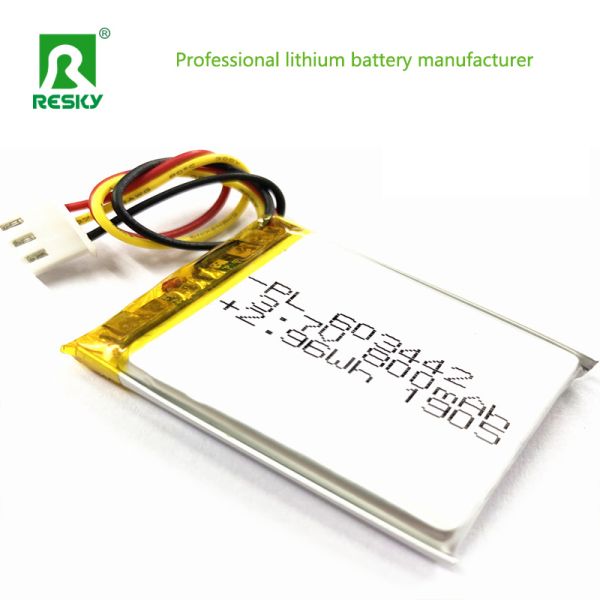 Lithium Polymer Battery Cell 3.7V 603040 750mAh Rechargeable Batteries For 3D Lamp