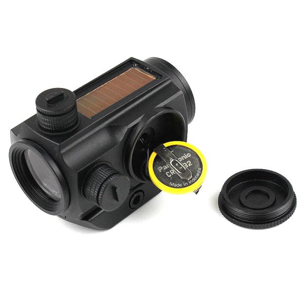 Motion Activated 3 MOA 1x20mm Strikefire Red Dot Solar Pannel Power