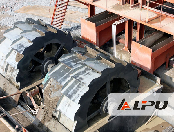 Quarry / Mineral Bucket Wheel Sand Washing Machine 2950×2530×2310 mm