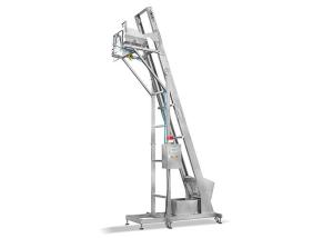 China Stainless Steel Hopper Single Bucket Elevator Conveyor wholesale