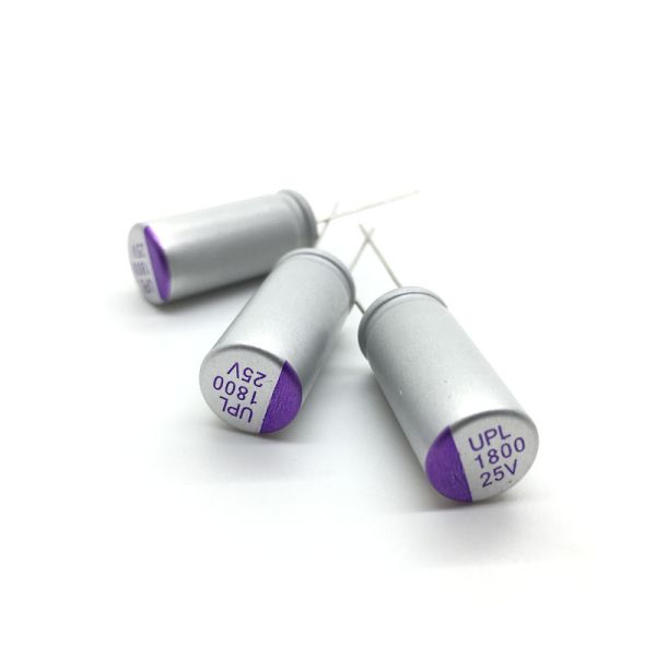 25v 1800uf Charging Pile Capacitor Inverter Filter Solid Capacitors UPL1E182M1021 125℃