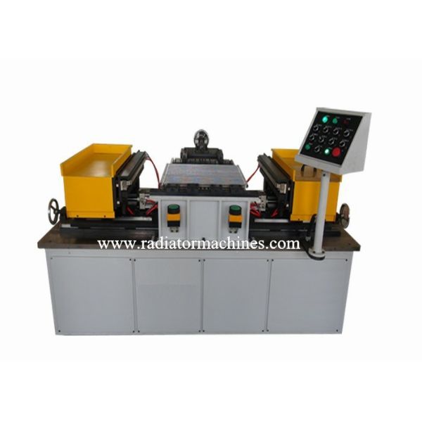 Servo Type Auto Radiator Core Builder Machine With Flaring Function 1-2 Row