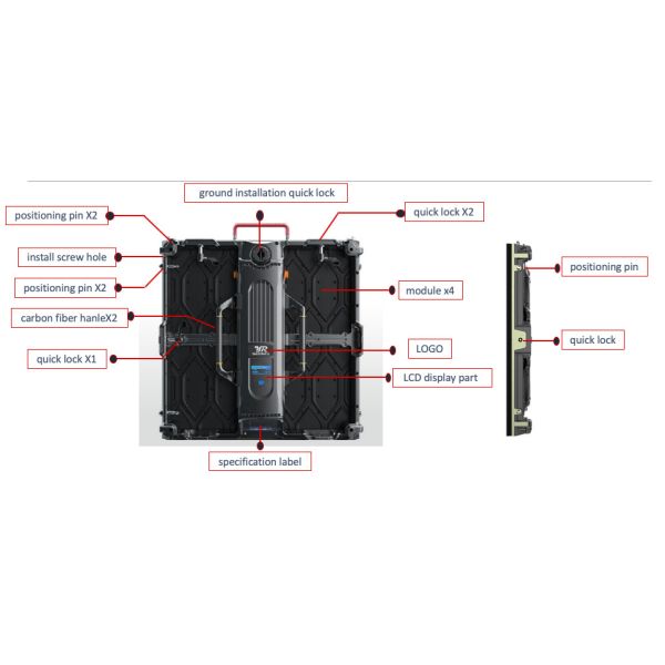 HD SMD Indoor Rental LED Screen Full Color For Event Concert Stage