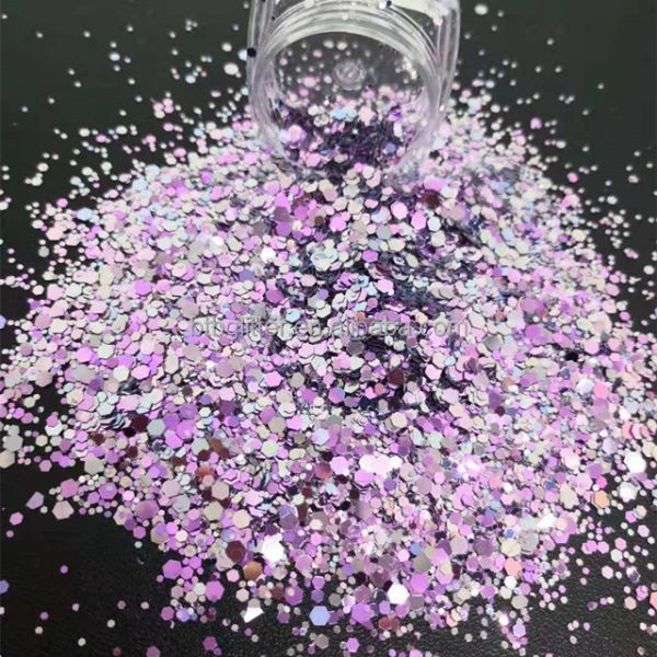 Excellent Nail Art Effect Mixing Made Simple with Chameleon Glitter Powder