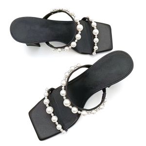 Customized Womens Mule Heels With Durable Rubber Sole