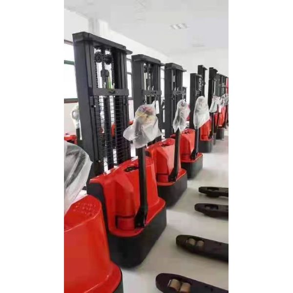 Full Automatic Counter Balanced Electric Stacker 1500kgs with Padel
