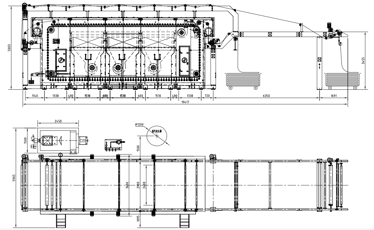 Stainless Steel 316L Natural Gas Steam Heating Steam Ager Machine 330m