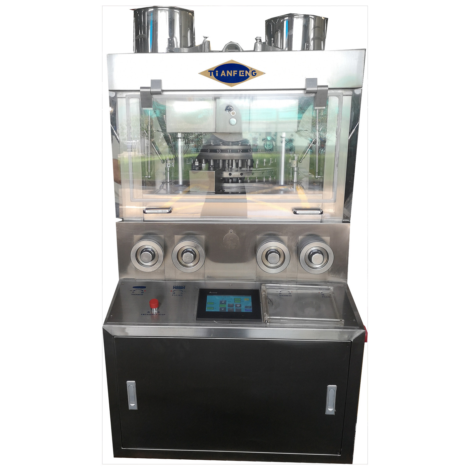 China 175000 Pcs/Hour 13 Mm Double Rotary Tablet Compression Machine wholesale