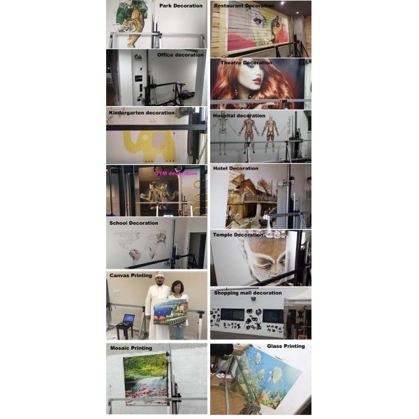 Hae Wall Printer Application Wireless Tablet PC Control Wallpen Vertical Printing Inkjet Wall Printer