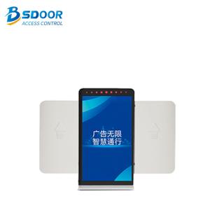 China Retractable SS304 Pedestrian Security Gate Rfid Card Reader wholesale