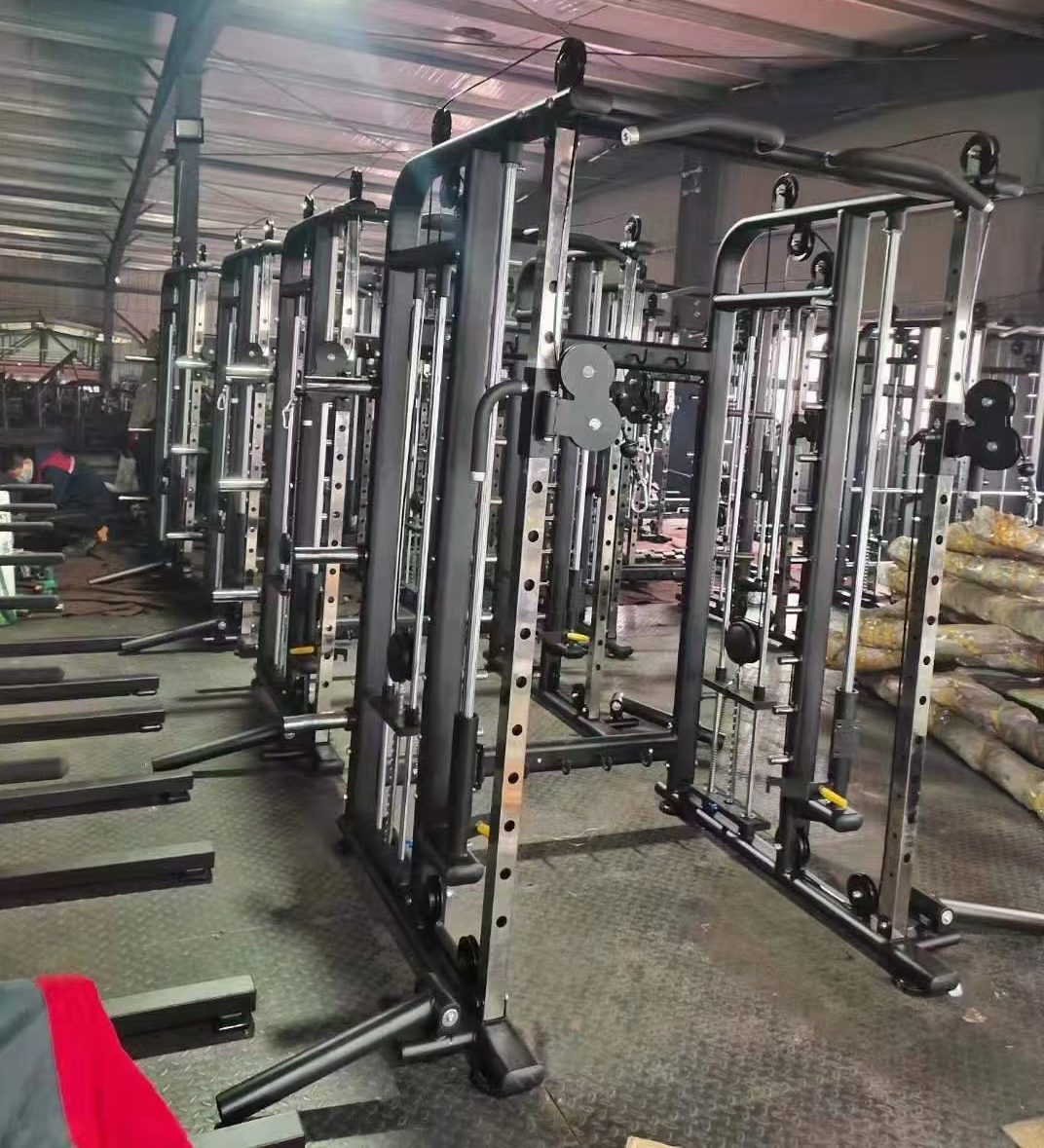 Sport Commercial Fitness Gym Equipment Strength Training Machine Smith Power Rack