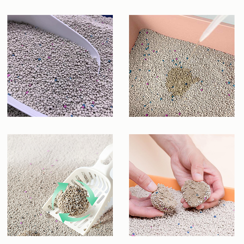 Pet Low Tracking Clumping Cat Kitty Litter Odor Control Bentonite Clay Cat Litter