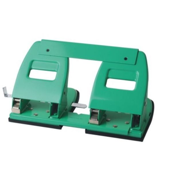Green Color Rubber Basin 24 sheets metal 4 holes paper puncher