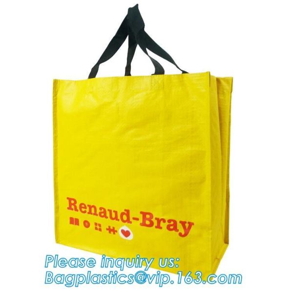 Wholesale Custom Printed Eco Friendly Recycle Reusable PP Laminated Non Woven Tote Shopping Bags,Reusable Recyclable Lam