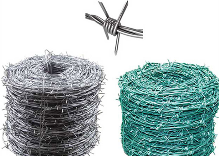 China 13x14 1.6mm 3 Strand Farm Barbed Wire Fence ISO wholesale