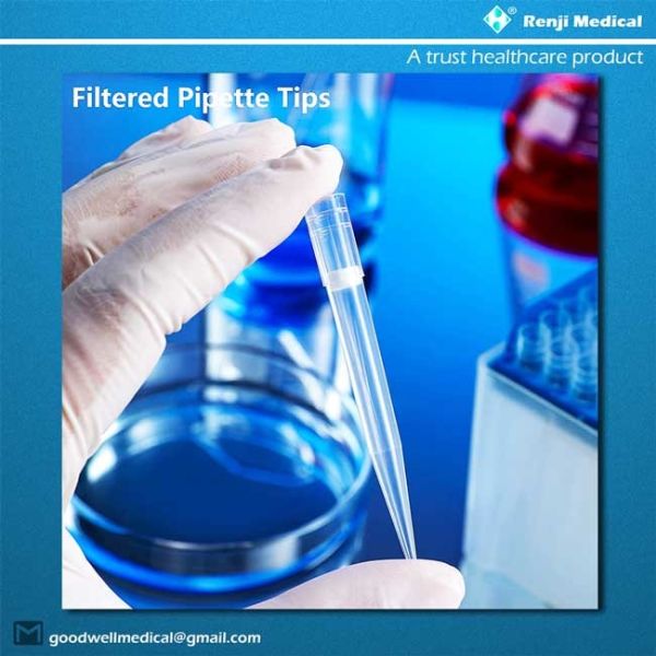 Sterile Pp Polypropylene Pipette Tips flexible material for easy tip loading ejection