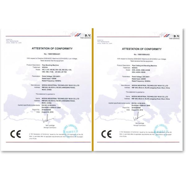 Hydraulic Operated Cold Cutting Tools , Pipe Cold Cutting Machine Easy Install light weight