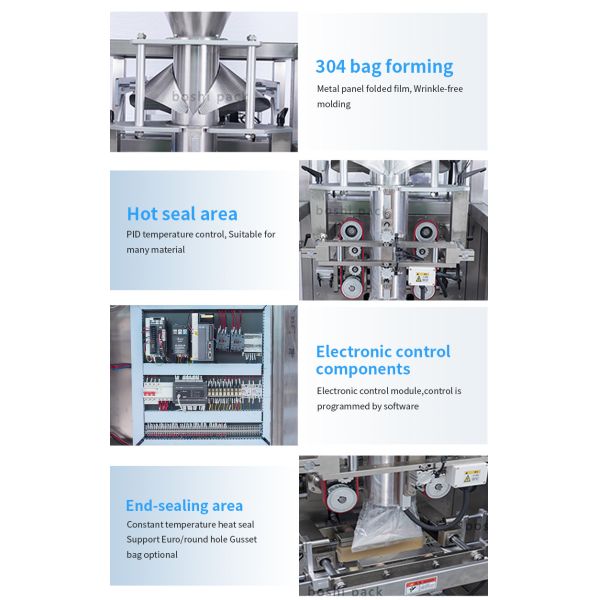 Automatic Volumetric Cup Dosing Ground Granule Packing Machine for Dried Nuts