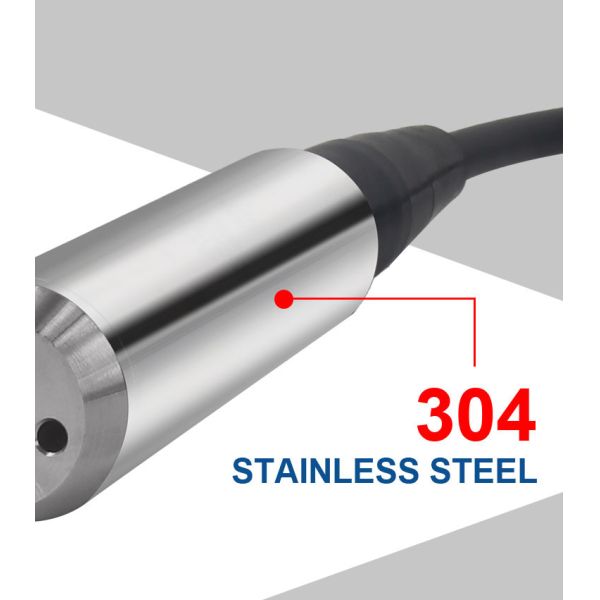 Stainless Steel Submersible Water Level Sensor For Tank Pool River