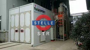 China Screw Sandblasting Process Room / Abrasive Blast Room Volatge Customized wholesale
