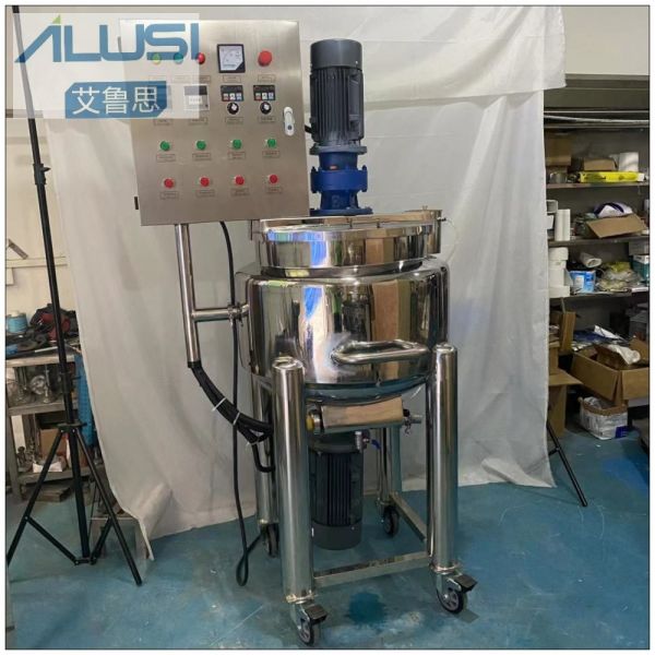 Small Liquid Soap Shampoo Making Machine Liquid Detergent Cleanser Homogenizer Mixer
