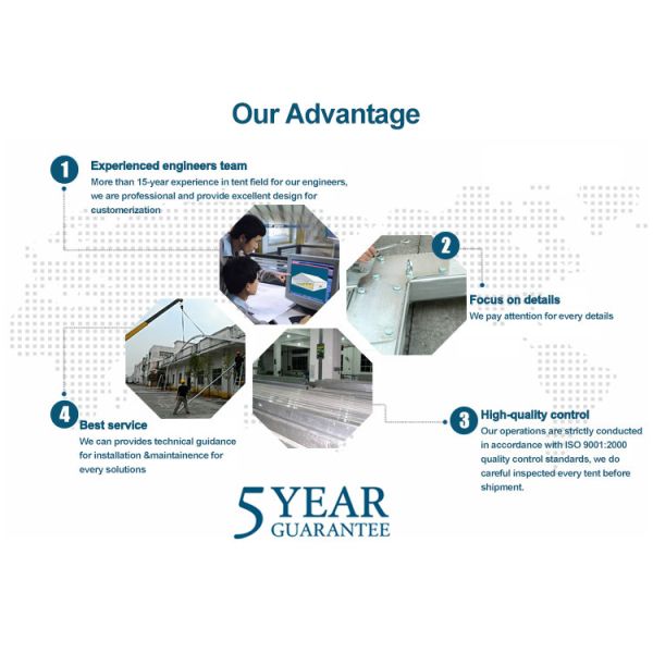 Large Double Deck Custom Event Tent Water Proof Glass Wall For Exhibition