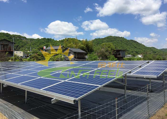 China Roof Mounting Ballasted Solar Racking Systems Compatible With Lightning Protection wholesale
