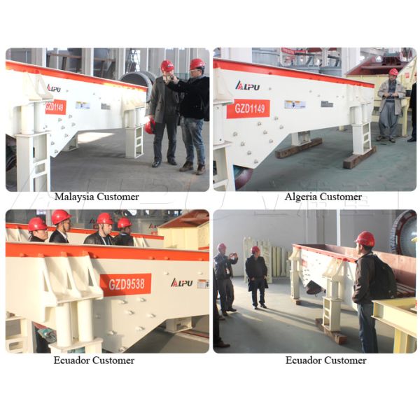 120-210 t/h Mining Vibrating Feeding Machine Vibro Feeder in Stone Crushing Plant