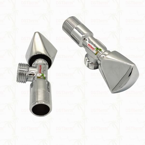 Chrome Plated Angle Valve Quality-Assured Traditional Design Kitchen Bathroom Angle Valve