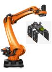 Packaging Robots KUKA KR 120 Palletizing Industrial Robot Cell